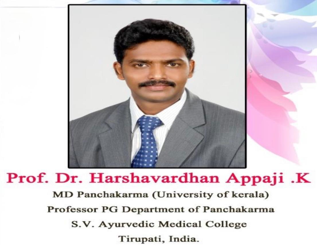 Prof. Dr. Harshavardhan Appaji